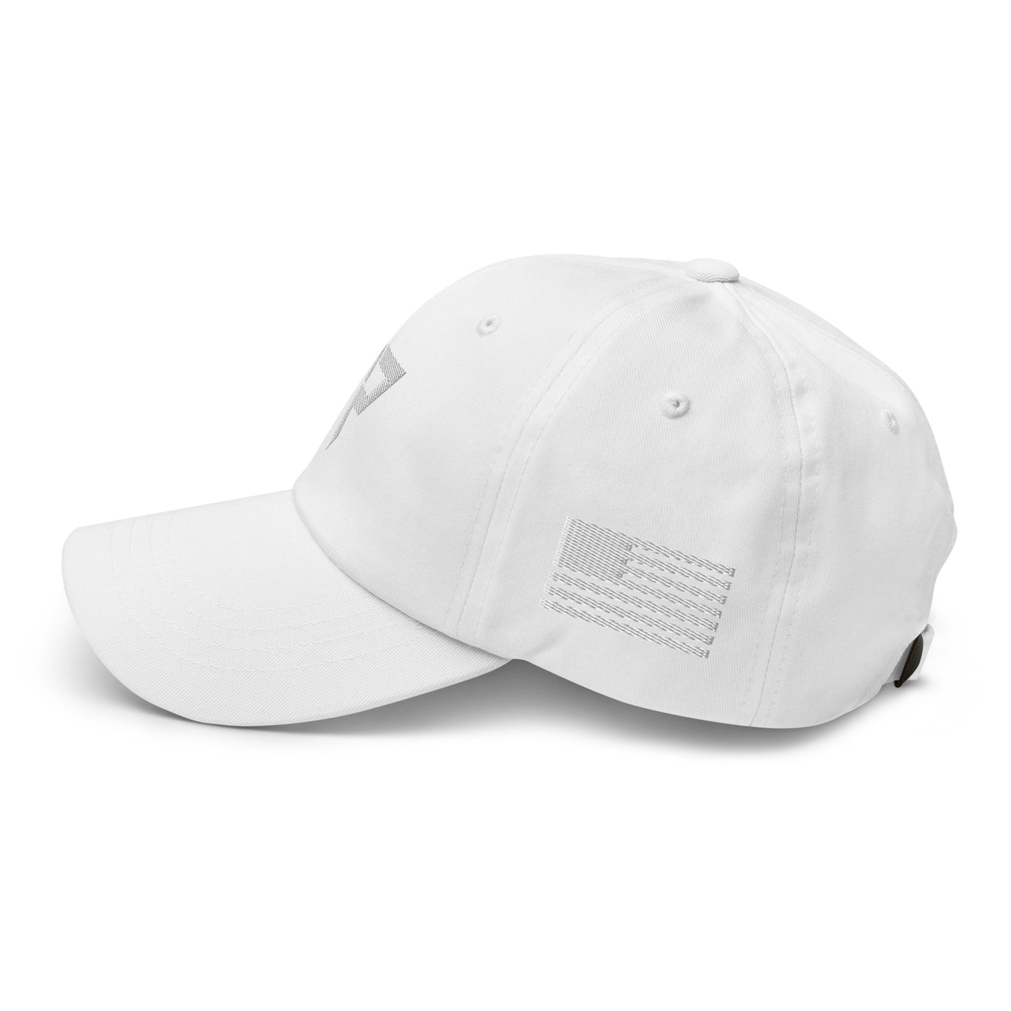 All American Ball Cap White Logo