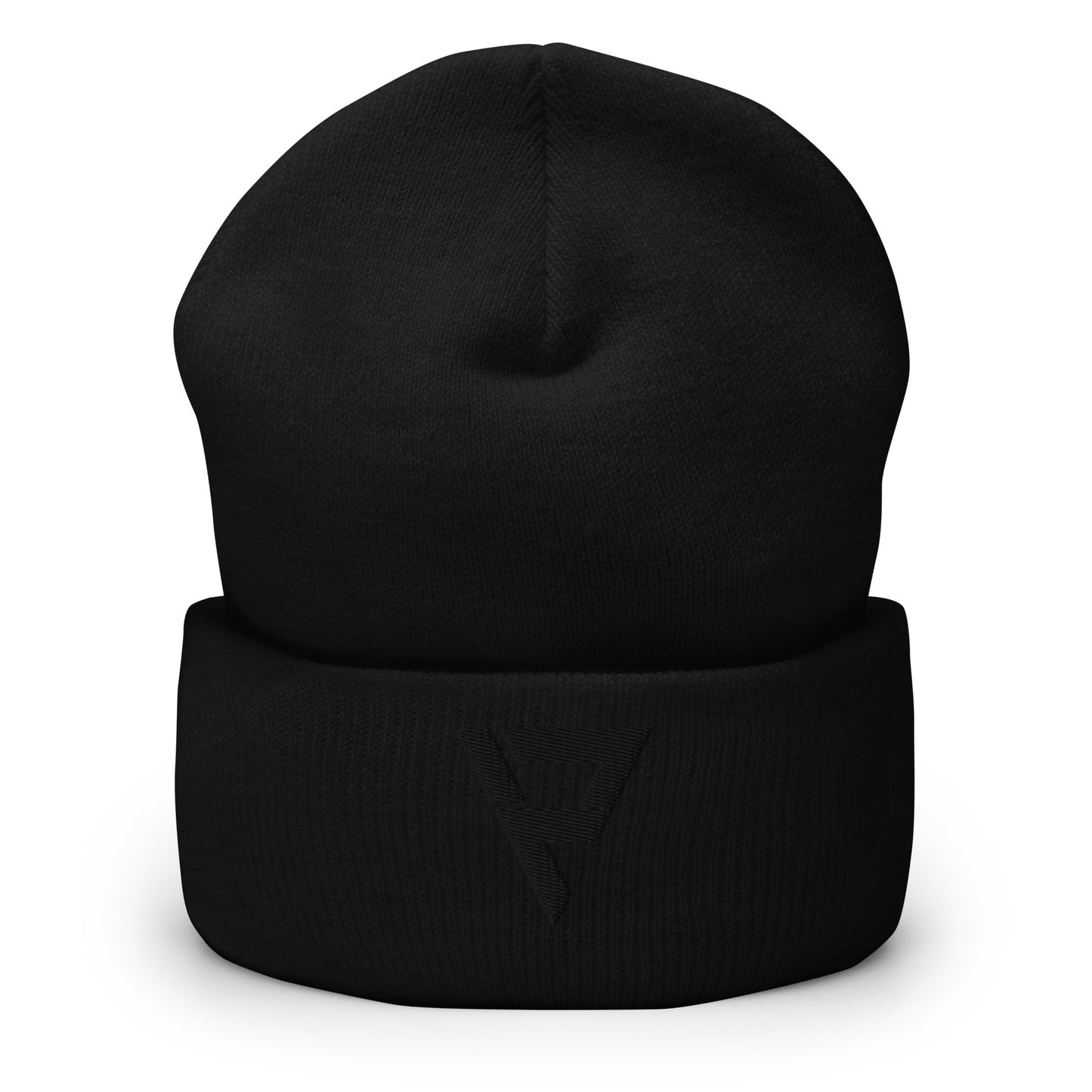 Cuffed Beanie Black Logo