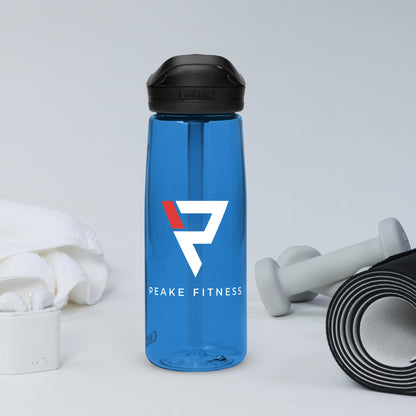 Sports Bottle Red/White Logo