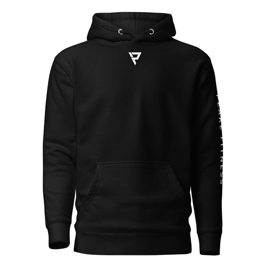 Sleeve Branded Hoodie White Logo