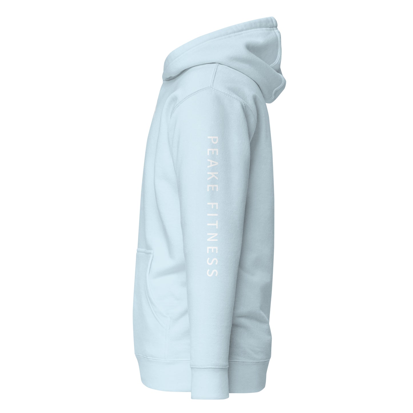 Sleeve Branded Hoodie White Logo