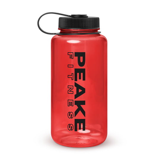 Wide mouth plastic water bottle