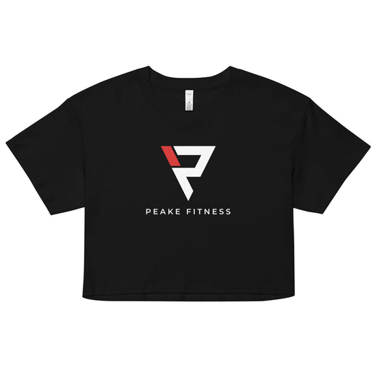 Crop Tee Red/White Logo