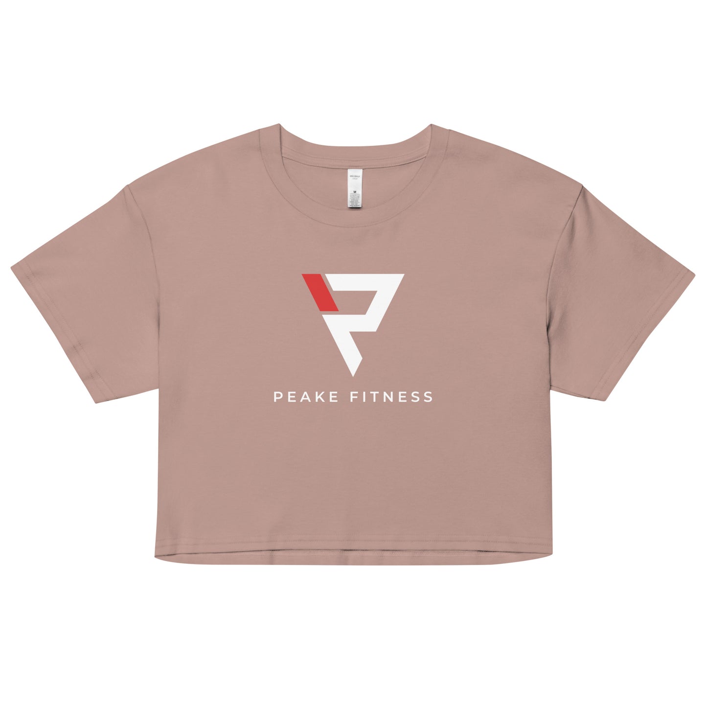 Crop Tee Red/White Logo