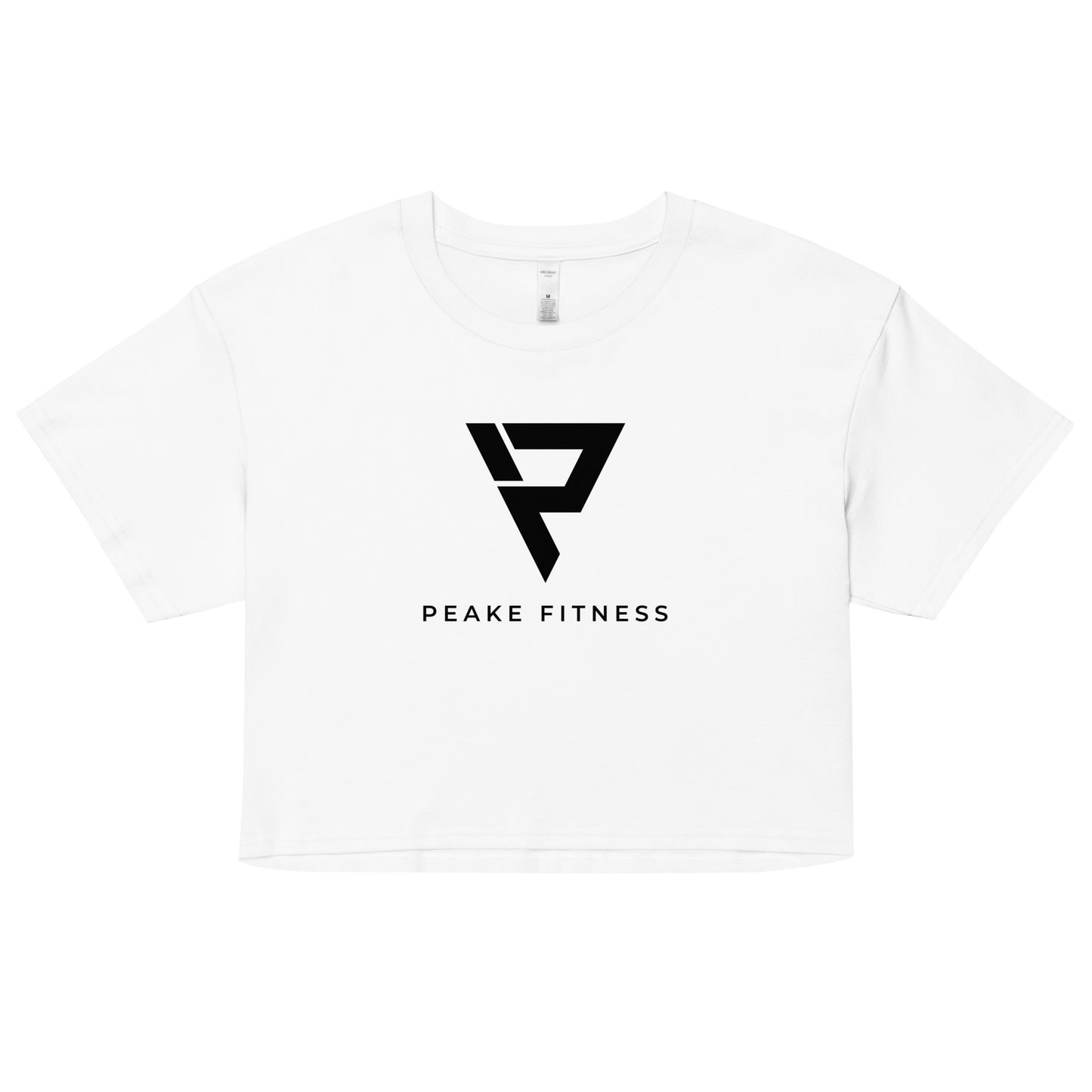 Crop Tee Black Logo