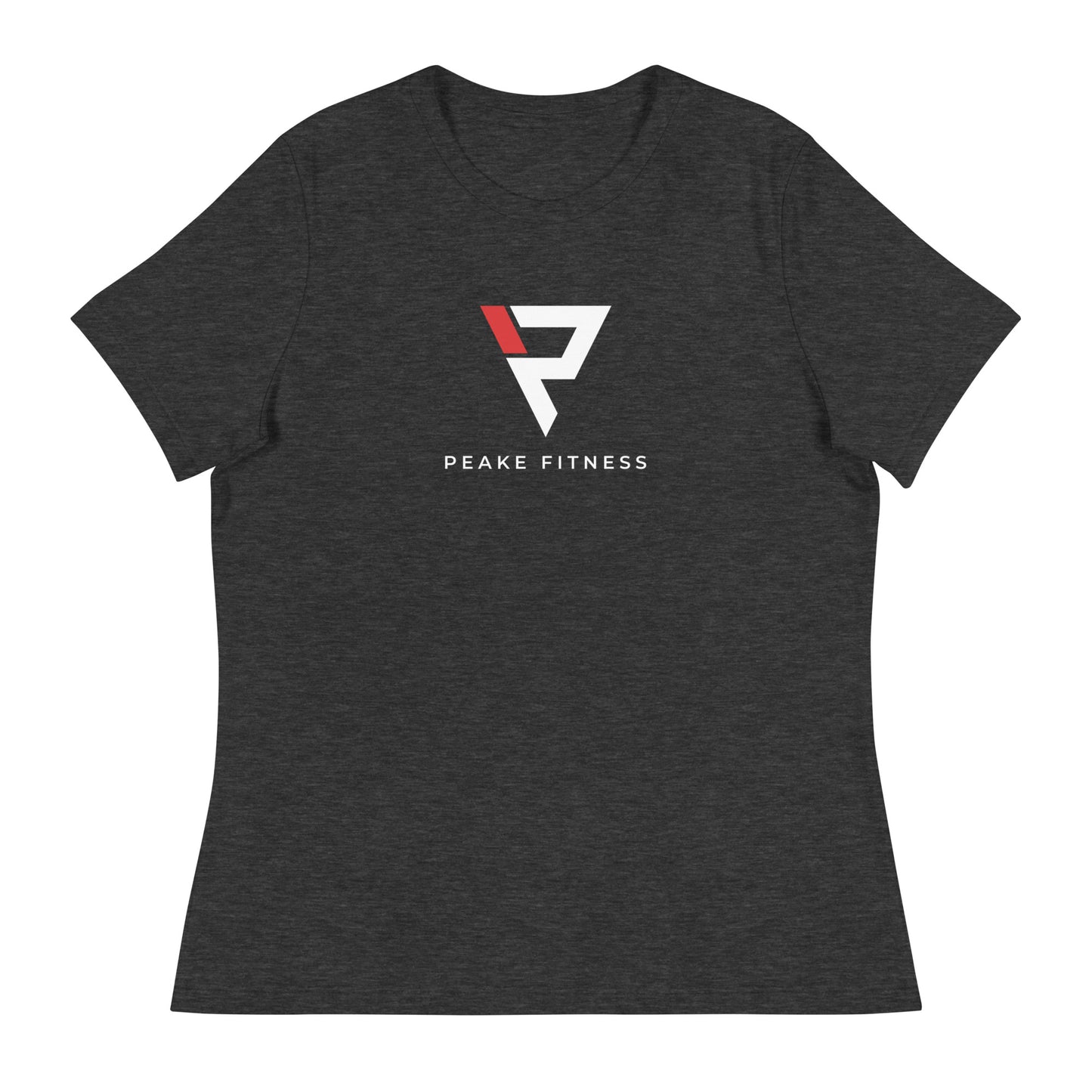 Women's Relaxed Tee Red/White Logo