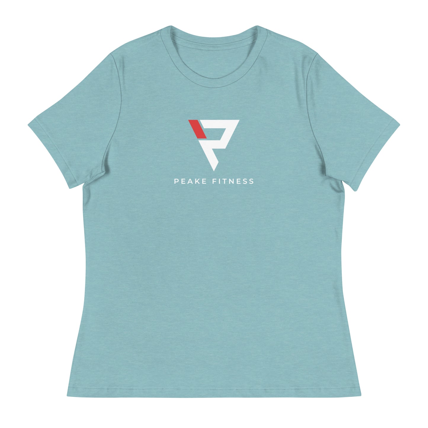 Women's Relaxed Tee Red/White Logo