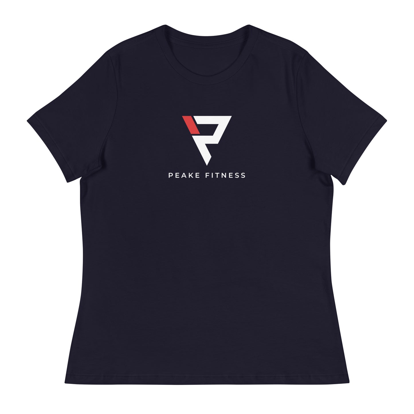 Women's Relaxed Tee Red/White Logo